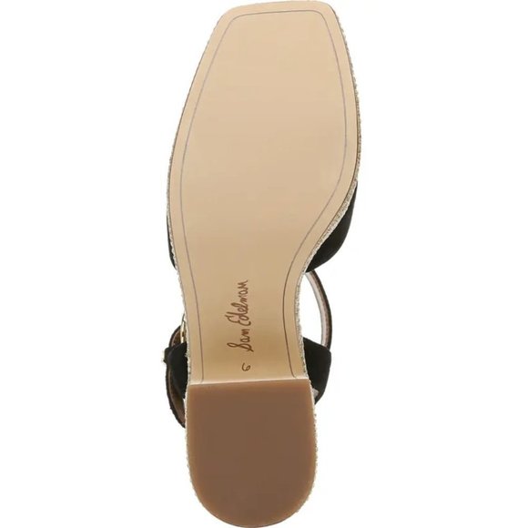 🆕️ NEW Trianna Espadrille Platform Sandal SAM EDELMAN 7.5 and 9.5 in Black - Picture 6 of 12
